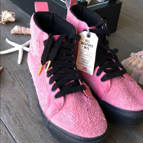 🌴🌼VANS- All weather BOOTS DESERT ROSE HIGH TOPS - Picture 2 of 8